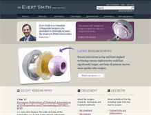 Tablet Screenshot of evertsmith.com